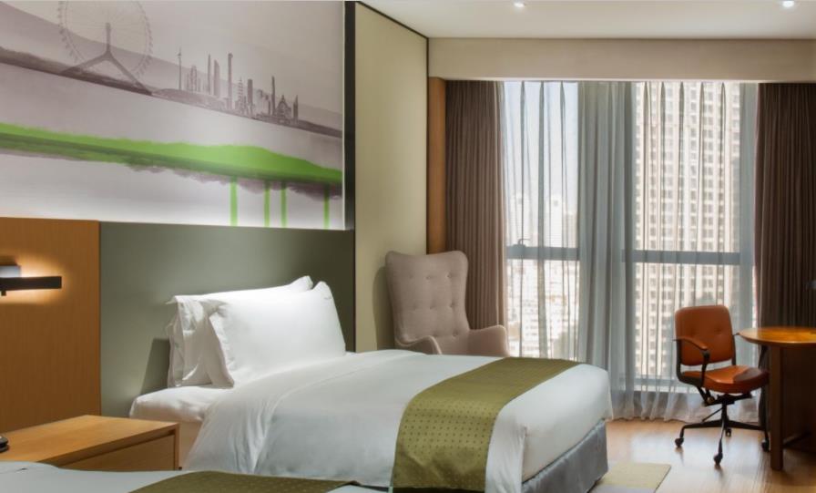 Holiday Inn & Suites Tianjin Downtown By Ihg,Tianjin Drum Tower,Joycity Shopping Mall,Tianjin Ancient Cultural Street,Haihe River,The Porcelain House,Convenient Access To Tianjin Binhai International Airport Zewnętrze zdjęcie