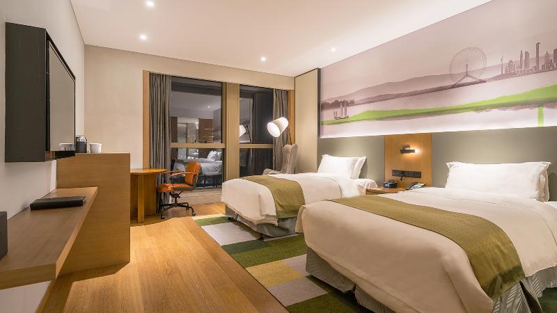 Holiday Inn & Suites Tianjin Downtown By Ihg,Tianjin Drum Tower,Joycity Shopping Mall,Tianjin Ancient Cultural Street,Haihe River,The Porcelain House,Convenient Access To Tianjin Binhai International Airport Zewnętrze zdjęcie